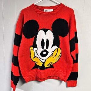 Mickey & Co Mickey Face Crewneck Sweater